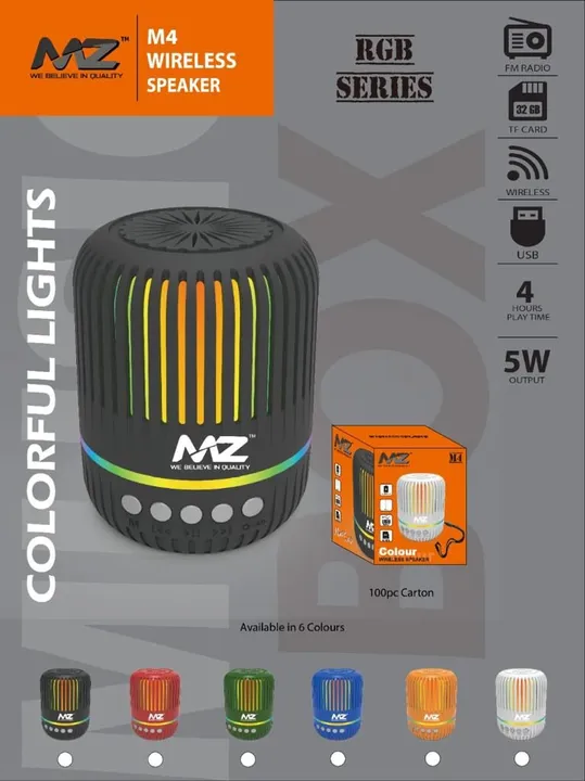 Mz m4 lighting speaker  uploaded by Nillkanth mobile accessories on 5/29/2024