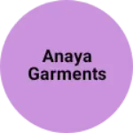 Business logo of ANAYA GARMENTS