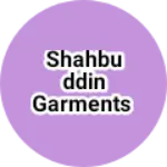 Business logo of Shahbuddin garments