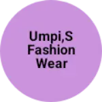Business logo of Umpi,s fashion wear