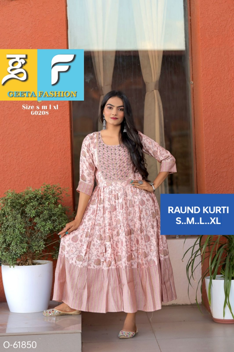RAUND KURTI S TO XL uploaded by Shop no 4 baroda pristeg varachha on 5/21/2023