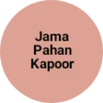 Business logo of Jama pahan Kapoor website