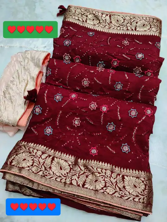 🥰🥰Original product🥰🥰


👉👉pure Munga Silk rich Pallu fabric with beautiful mx zari palu and bod uploaded by Gotapatti manufacturer on 5/22/2023