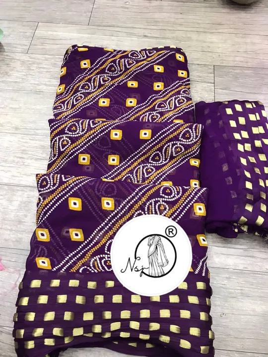 presents  rajputi special  saree 

*beautiful color combination Saree for all ladies*

👉keep shoppi uploaded by Gotapatti manufacturer on 5/22/2023
