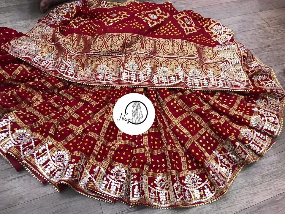 presents Trending  wedding special saree*

👉keep shopping with us 

❤️🌹original product 🌹❤️

👉PU uploaded by Gotapatti manufacturer on 5/22/2023