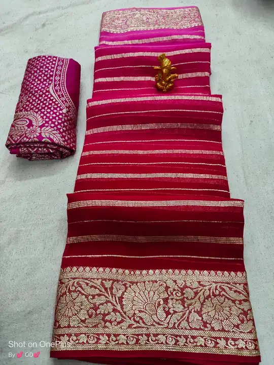 presents  Summer special saree

*beautiful color combination Saree for all ladies*

👉keep shopping  uploaded by Gotapatti manufacturer on 5/22/2023