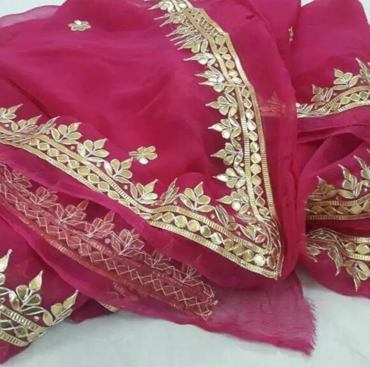 *New launched**



🦋🌹🌹🌹🌹🌹🌹🌹🌹

⚡💖💖⚡Pure chiffon gota pati border hand work Saree with runn uploaded by Gotapatti manufacturer on 5/22/2023