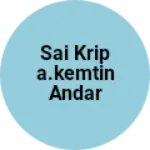 Business logo of Sai kripa.kemtin andar garmet