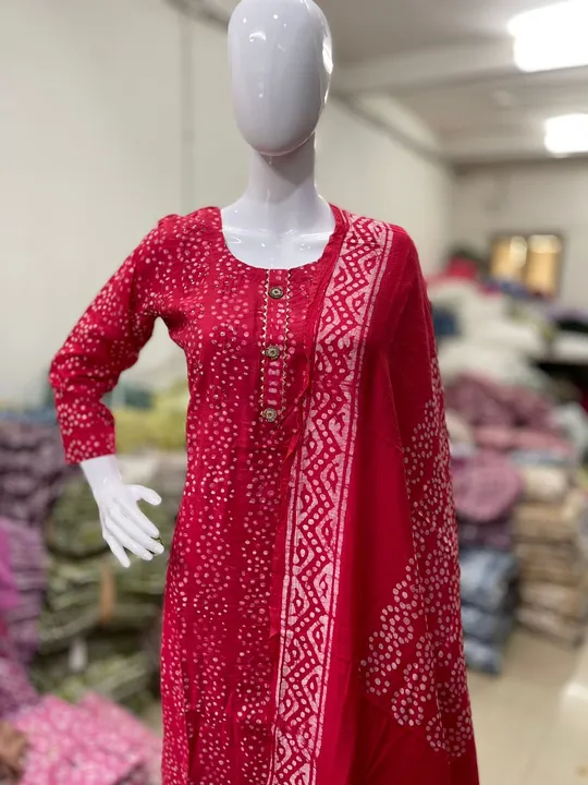 ```Dhamaka design
 Sale sale sale sale
🔥🔥🔥🔥🔥🔥🔥🔥🔥🔥
3pcs

Kurti with pant and dupatta set 

 uploaded by Roza Fabrics on 5/22/2023