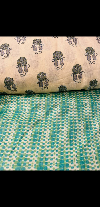 Printed Natural dye fabric  uploaded by Aayan fashion on 5/22/2023