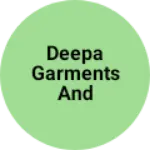 Business logo of Deepa garments and boutique center