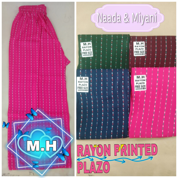 M.H RAYON PRINTED PLAZO uploaded by business on 5/22/2023