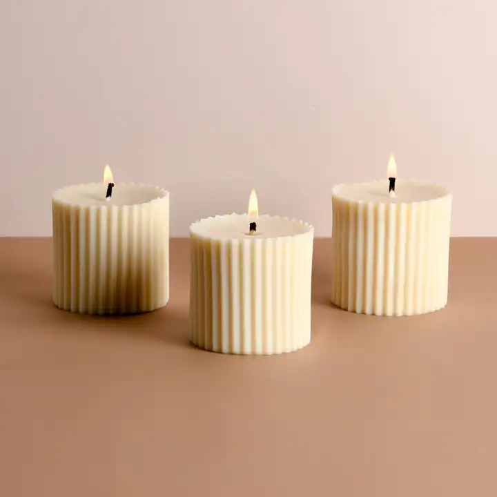 Pillar candels smokeless and Dripless Vennila frangance  uploaded by business on 5/22/2023