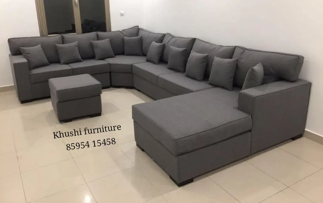 U shape sofa set  uploaded by Khushi furniture on 5/22/2023