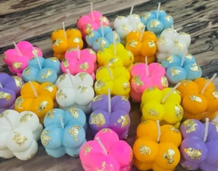 Mini Colourful Soy Wax Scented Bubble Candels  uploaded by business on 5/22/2023