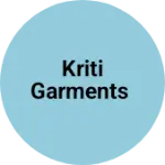 Business logo of Kriti Garments