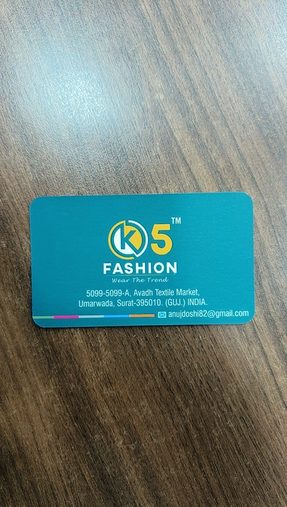 Visiting card store images of K 5 Fashion