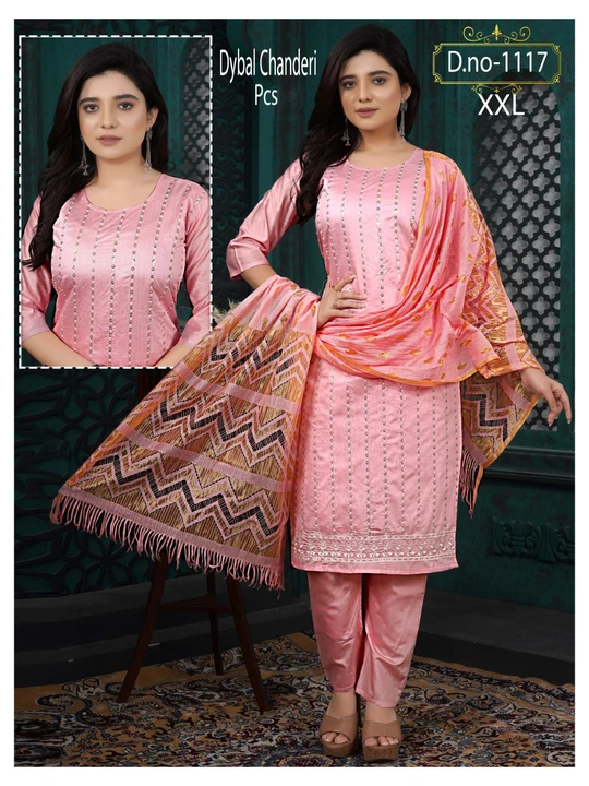 Chenderi silk  uploaded by Deeplaxmi leadies wear on 5/22/2023