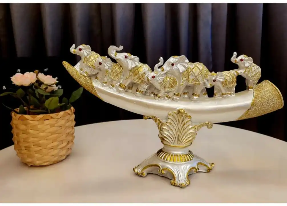 Elephants Table Top Showpiece uploaded by business on 5/22/2023