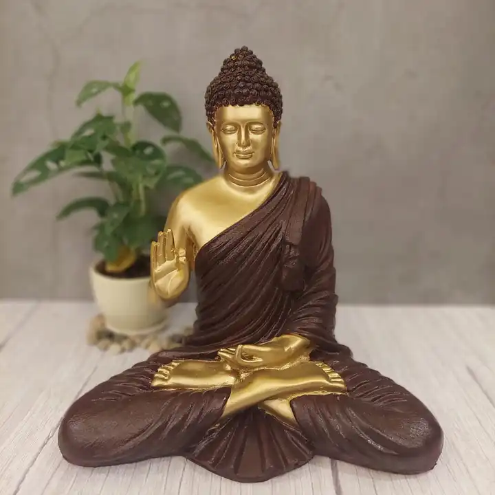 Blessing Arshirwad Buddha Murti 10 Inches uploaded by business on 5/22/2023