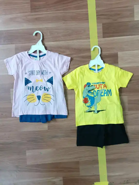 Kids Tshirt Shorts  uploaded by BRANDO FASHION on 5/22/2023