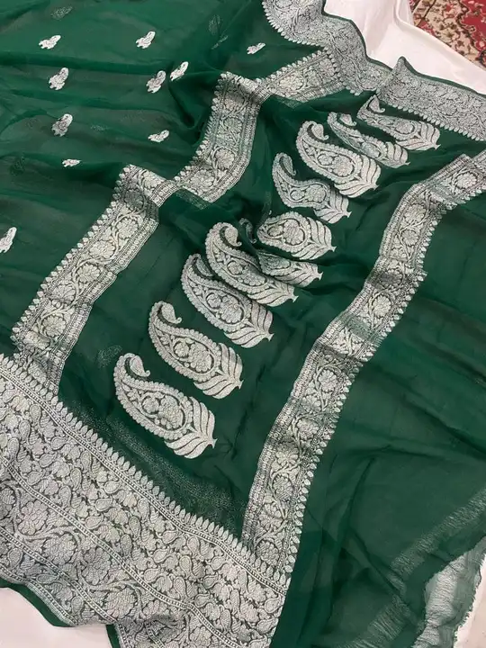 Semi chiffon saree  uploaded by Samira Silk Saree on 5/22/2023