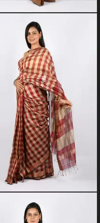Handloom saree uploaded by Desert pastorale producer company on 5/22/2023