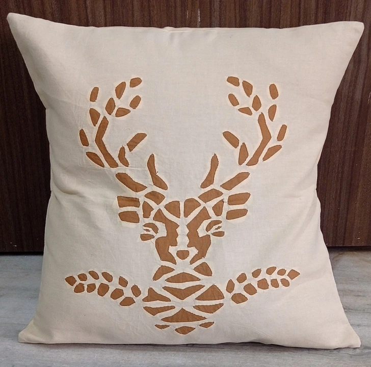Applique Cushion cover  uploaded by Desert pastorale producer company on 5/22/2023