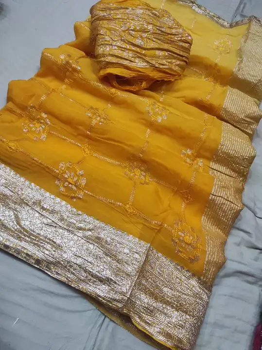 Pure oranza silk uploaded by Deepika Designer Saree on 5/22/2023