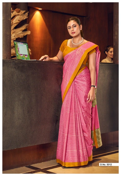 Uniform sarees uploaded by VARDHAK COLLECTION  on 5/22/2023