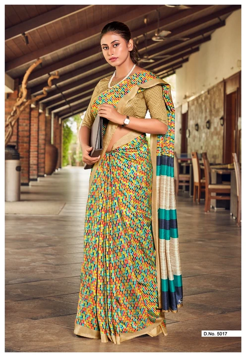 Uniform sarees uploaded by VARDHAK COLLECTION  on 5/22/2023