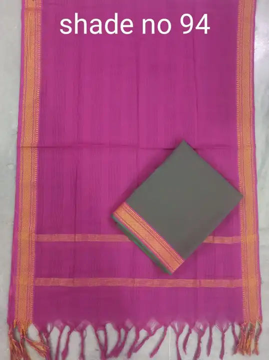 South cotton Mangalgiri cotton dress material  uploaded by SHV Sh handloom on 5/22/2023