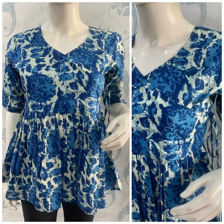 Pure cotton short tops for summer  uploaded by Radhe international on 5/22/2023