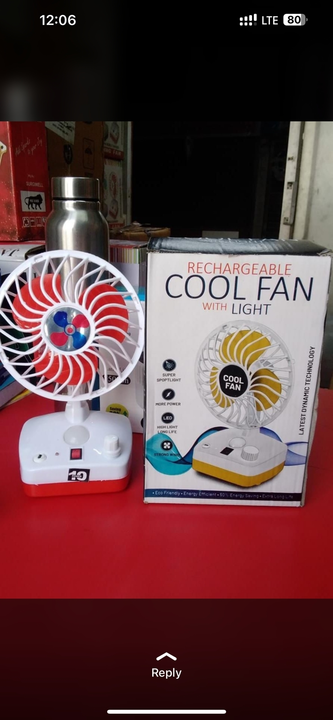 Cool Fan With Light  uploaded by Raghav Gadgets on 5/22/2023