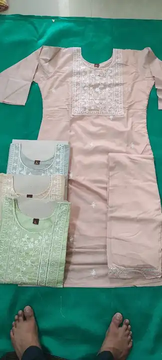 Chanderi pant set uploaded by Glam fashion on 5/22/2023