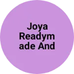 Business logo of Joya readymade and garment