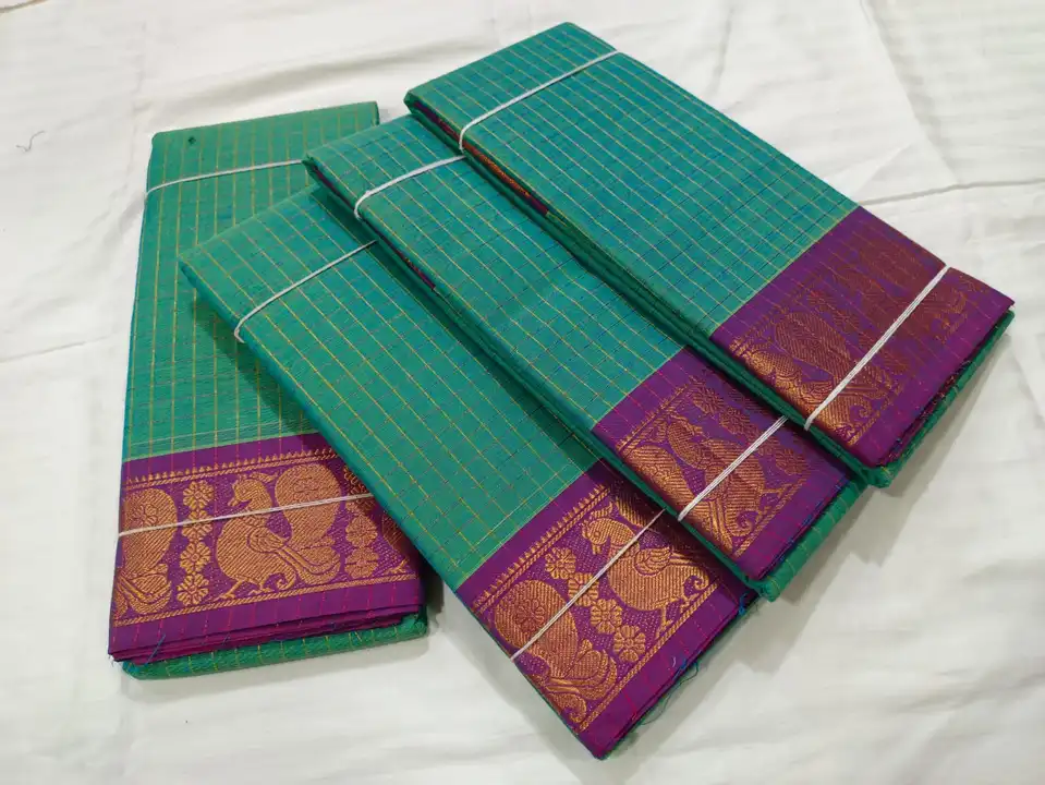 
Jari Annam Checks Saree
Sungudi 
Pure Handloom cotton  uploaded by business on 5/22/2023