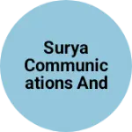 Business logo of Surya Communications and Electronics