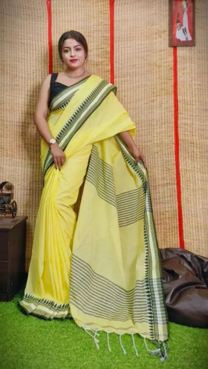 Handloom khadi cotton saree  uploaded by Sujata saree cantre on 5/22/2023