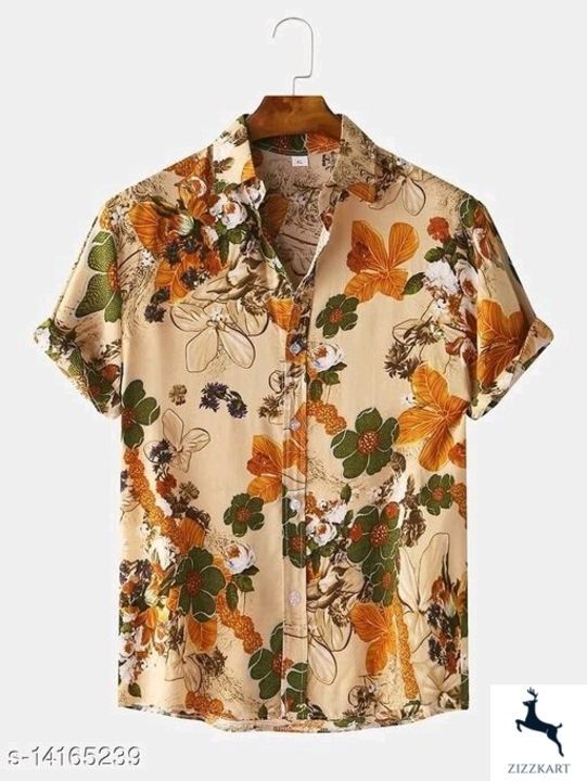 Printed designer summer shirt for men uploaded by ZizzKArt on 3/10/2021