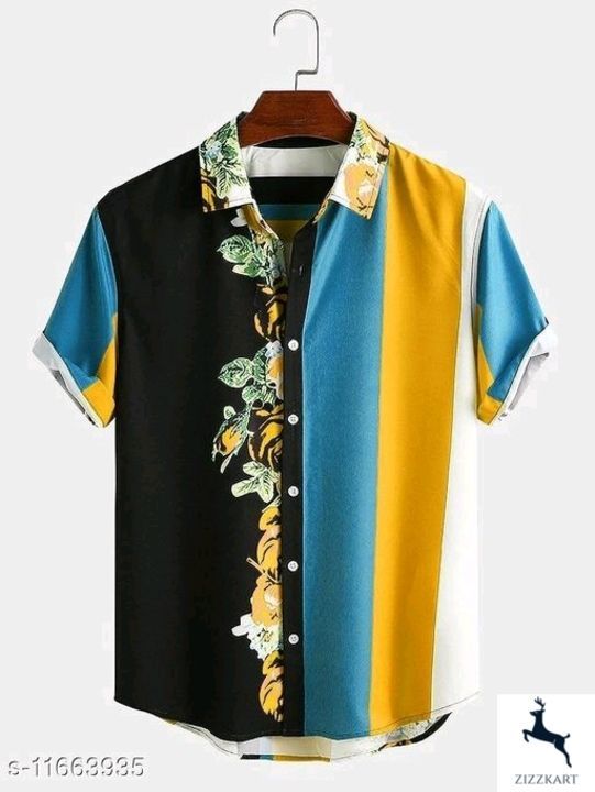 Printed designer summer shirt for men uploaded by business on 3/10/2021