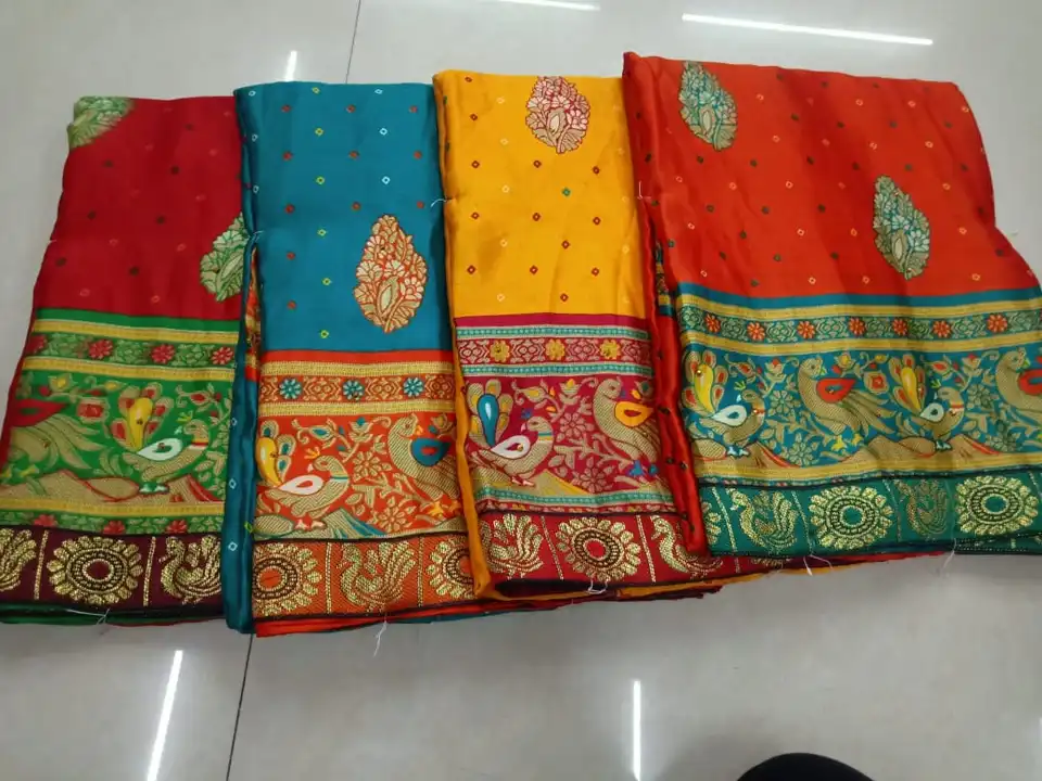 Printed silk saree  uploaded by business on 5/22/2023