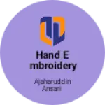 Business logo of Hand embroidery zari work