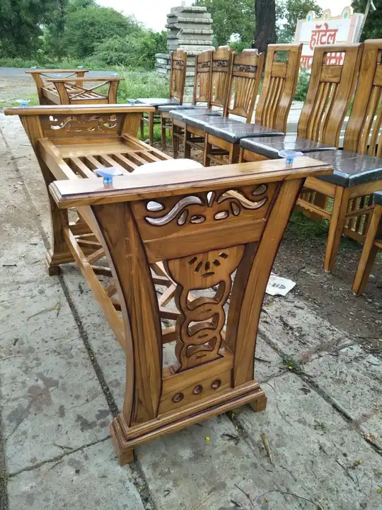 Dining table chairs uploaded by Karigar Furniture on 5/22/2023