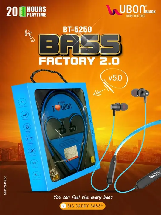 Bass factory Bluetooth headphones  uploaded by business on 5/22/2023