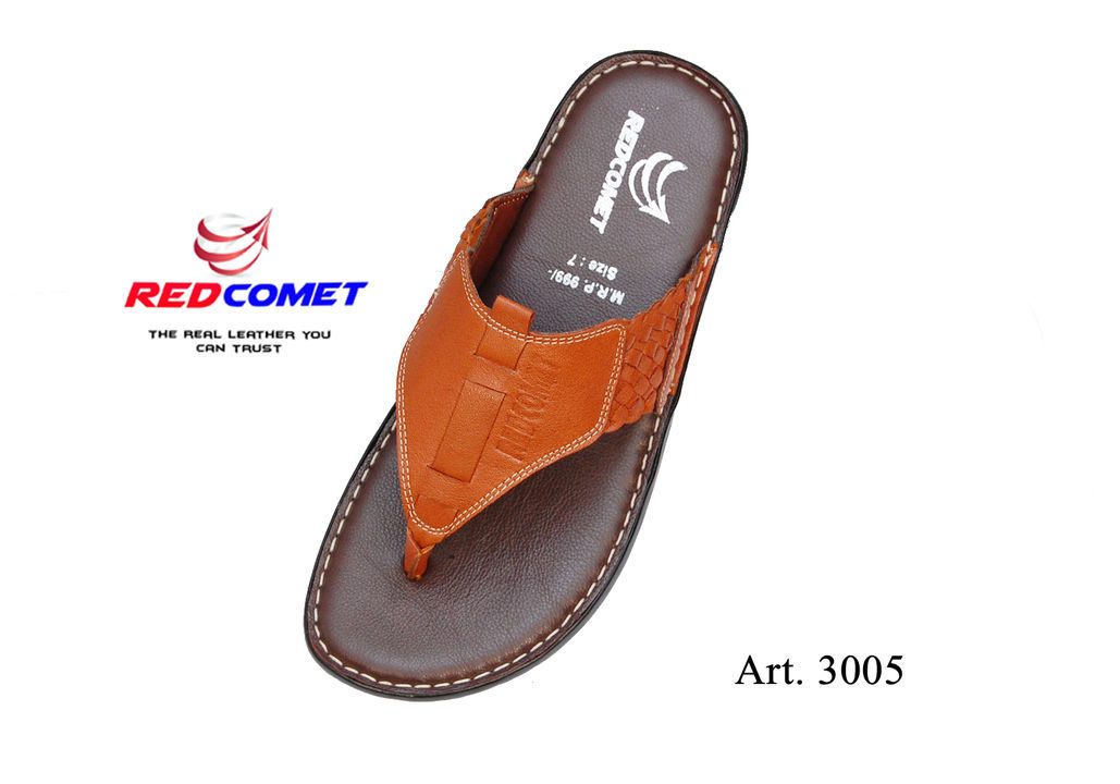 Leather slippers sandals uploaded by R.K.LEATHER GOODS on 3/11/2021