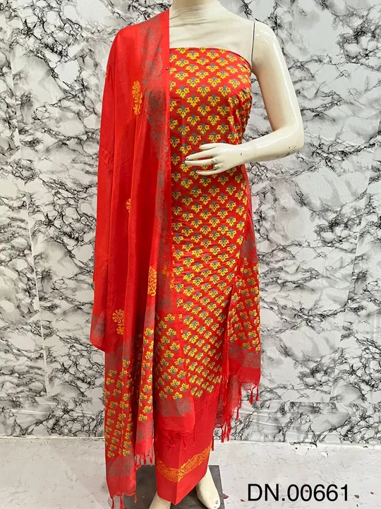 Suits and dress material uploaded by silk  saree on 5/22/2023