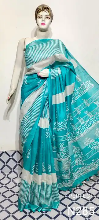 Cotton khadi batik print saree uploaded by S N. FABRIC on 5/22/2023