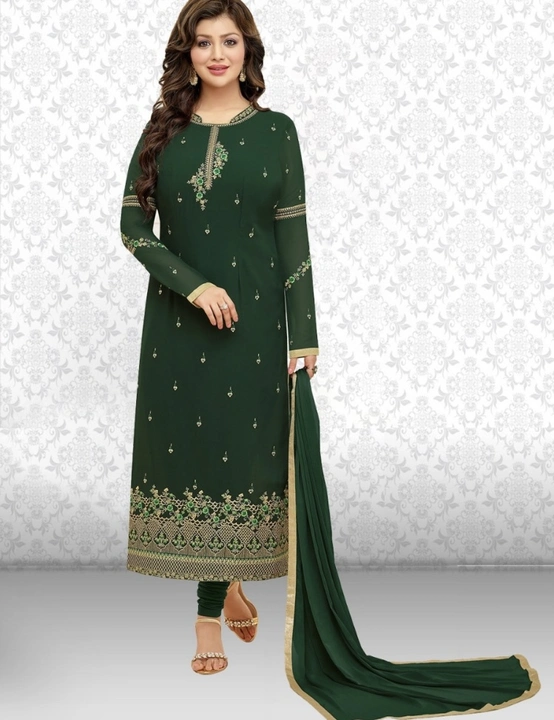 Unstitched Georgette Embroidery Salwar suits uploaded by business on 5/22/2023
