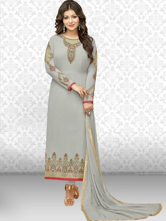 Unstitched Georgette Embroidery Salwar suits uploaded by Vanshika Creation on 5/22/2023
